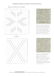 Eriskay Gansey Knitting Motif Patterns, Page 2
