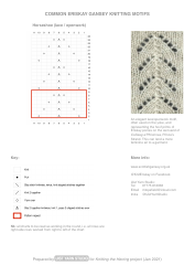 Eriskay Gansey Knitting Motif Patterns, Page 3