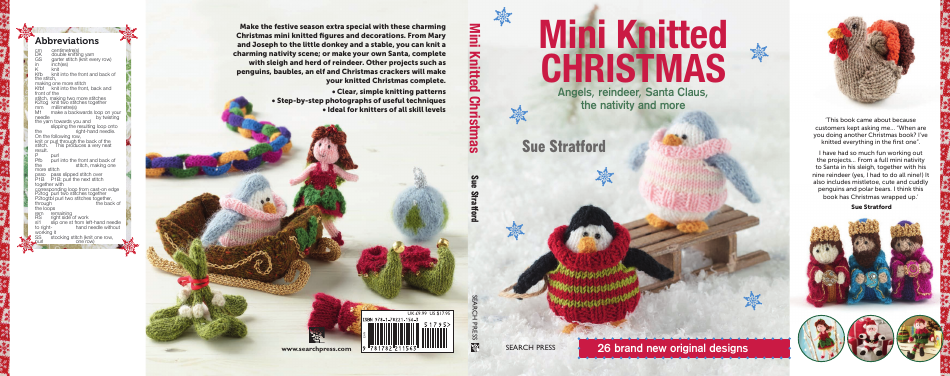 Christmas Cracker Knitting Pattern - A Step-by-Step Guide for Holiday Crafters by Sue Stratford