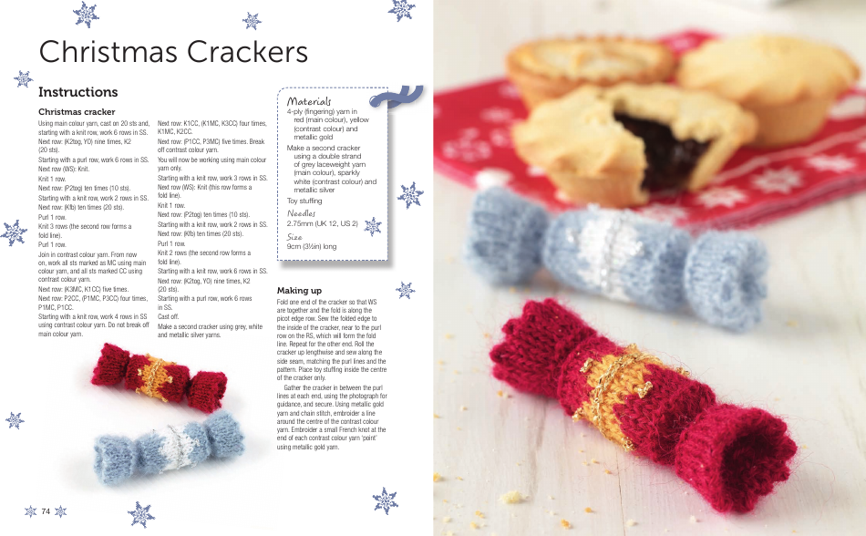 Christmas Cracker Knitting Pattern - Sue Stratford, Page 3