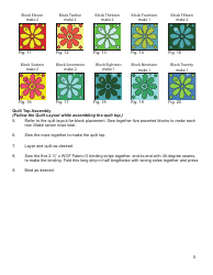 Fairy Frost Crayon Box Quilt Pattern Template - Michael Miller Fabrics, Page 5