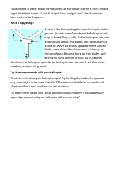 Paper Helicopter Templates - the Observatory Science Centre, Page 2