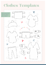 Girl &amp; Boy Paper Doll Templates, Page 4