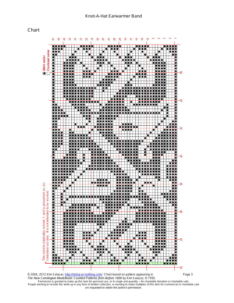 Knot-A-hat Earwarmer Band Knitting Pattern, Page 3