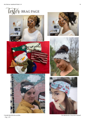 Ear Warmer Headband Sewing Pattern Templates, Page 15