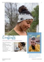 Ear Warmer Headband Sewing Pattern Templates, Page 2