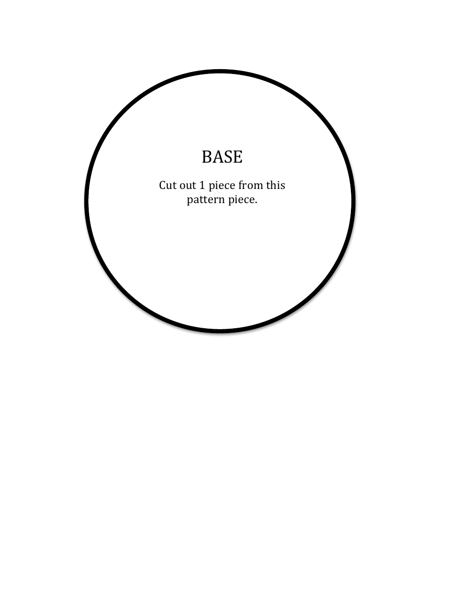 Winter Caroler Sewing Pattern Template, Page 12