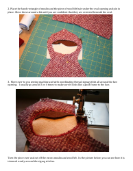 Winter Caroler Sewing Pattern Template, Page 3