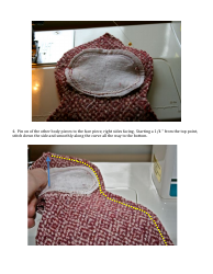 Winter Caroler Sewing Pattern Template, Page 4