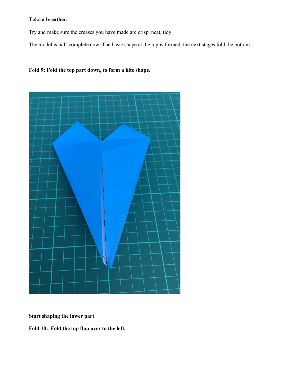 Paper Origami Heart Guide, Page 13