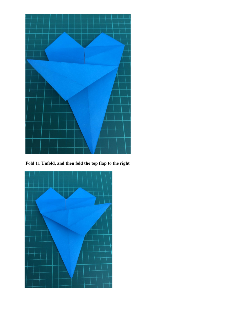 Paper Origami Heart Guide, Page 14
