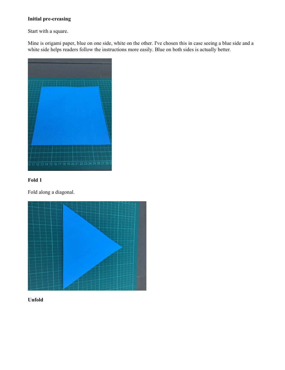 Paper Origami Heart Guide, Page 3