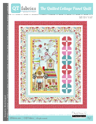 Quilted Cottage Panel Quilt Pattern