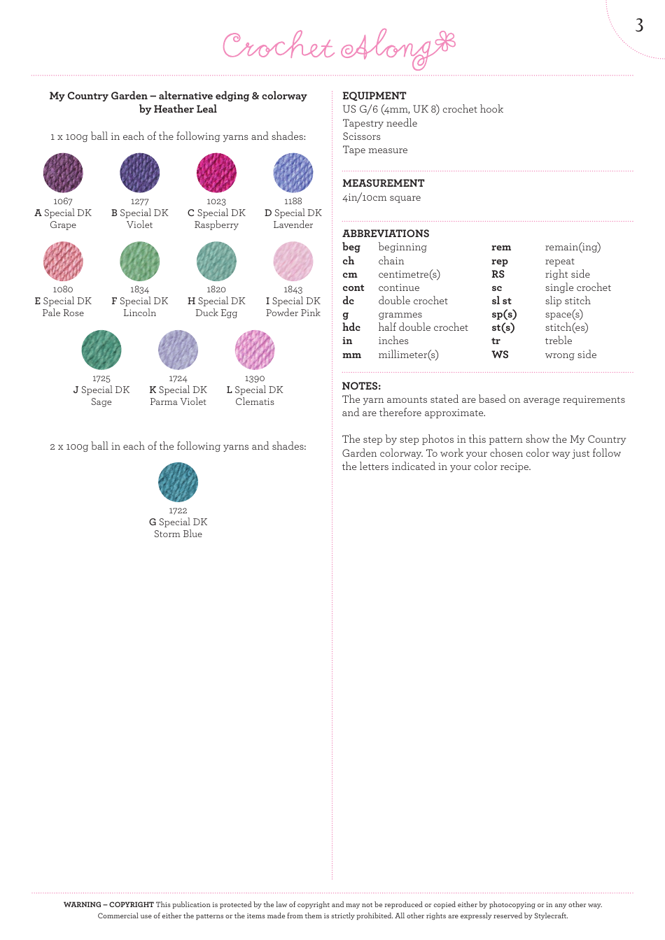 Sunstar Blanket Crochet Pattern - Part 1 - US Terms, Page 4
