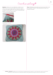 Sunstar Blanket Crochet Pattern - Part 1 - US Terms, Page 8