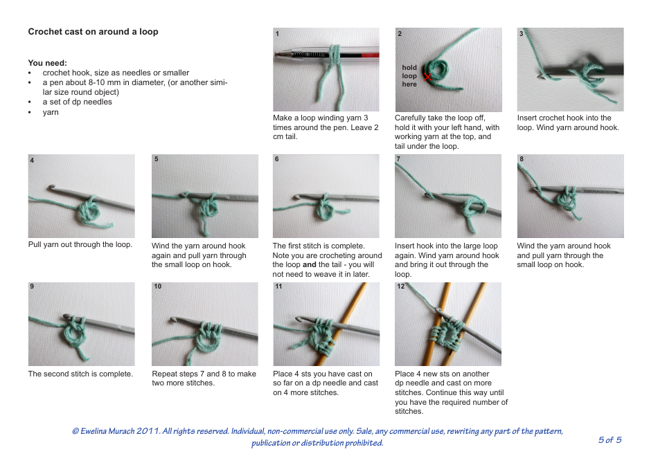 Baby Flower Hat Crochet Pattern, Page 5