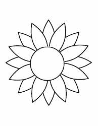 Document preview: Sunflower Template - Classic
