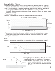 Scrub CAP Sewing Pattern Templates, Page 3