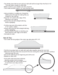 Scrub CAP Sewing Pattern Templates, Page 5