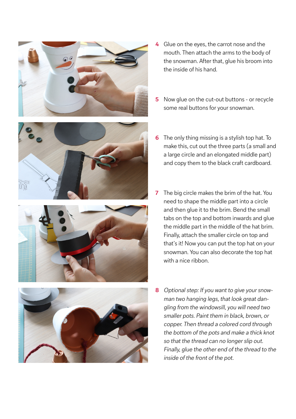 Snowman Crafts With Children, Page 3