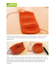 Mini Pumpkin Crochet Pattern, Page 3