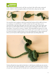 Mini Pumpkin Crochet Pattern, Page 5