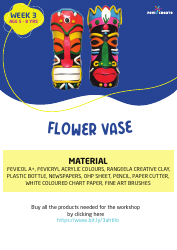 Tribal Flower Vase Print Cutout Templates, Page 2