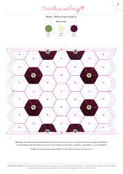 White Cosmos Flower Blanket Crochet Pattern (UK Terms) - Jane Crowfoot, Page 4