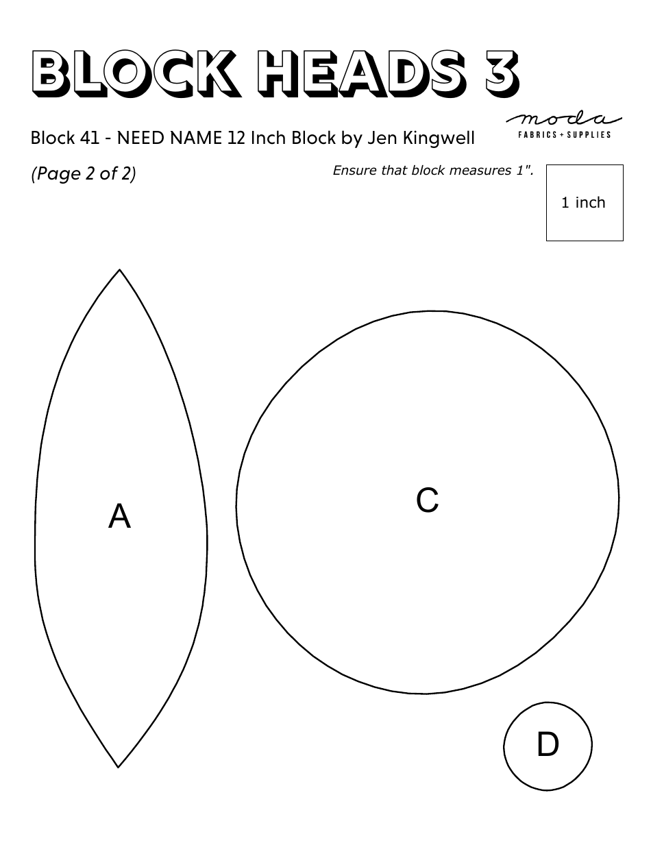 Block Heads Pattern Templates, Page 8