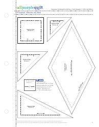 Storm at Sea Quilt Pattern Templates