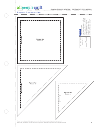 Storm at Sea Quilt Pattern Templates, Page 2