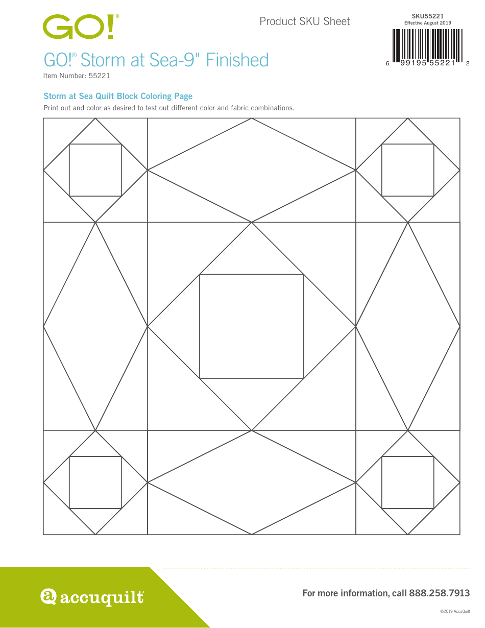 Storm at Sea 9 Quilt Pattern, Page 4