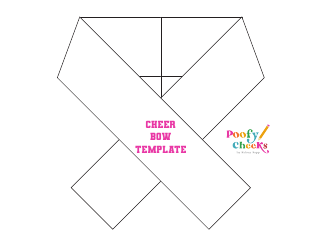 Document preview: Cheer Bow Template