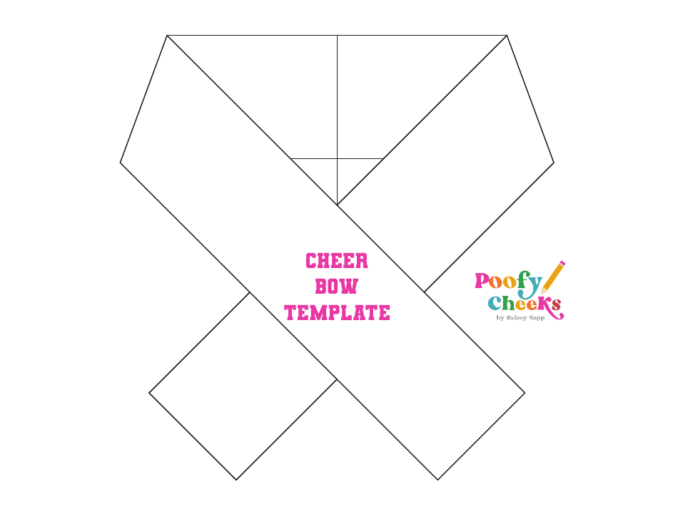 Cheer Bow Template Download Printable PDF Templateroller