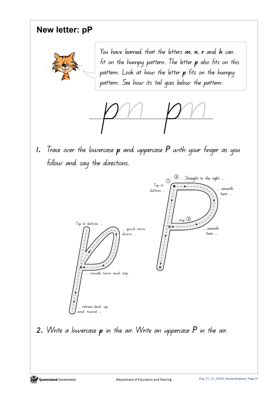 Year 1 Handwriting Book - Queensland, Australia, Page 39
