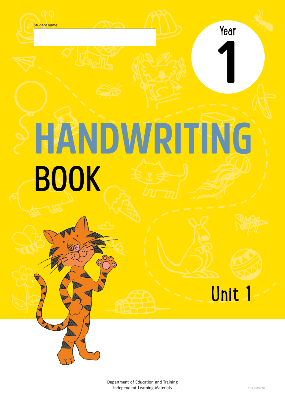 Queensland Australia Year 1 Handwriting Book Fill Out, Sign Online