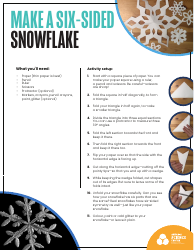 Six-Sided Snowflake Pattern, Page 3