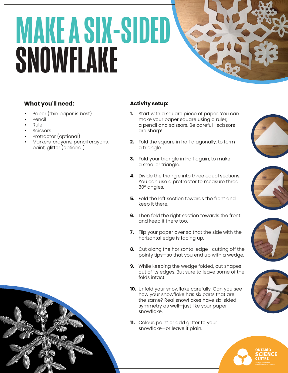 Six-Sided Snowflake Pattern, Page 3