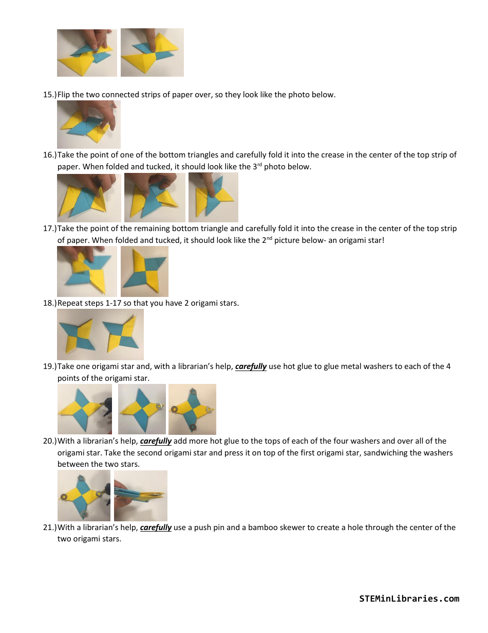 Origami Fidget Spinner, Page 3