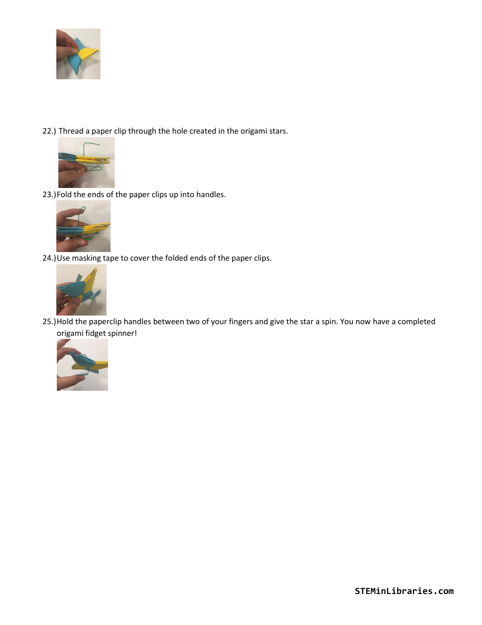 Origami Fidget Spinner, Page 4