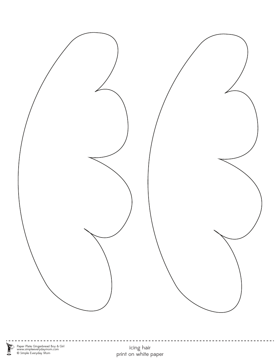Paper Plate Gingerbread Boy  Girl Templates - Simple Everyday Mom, Page 3
