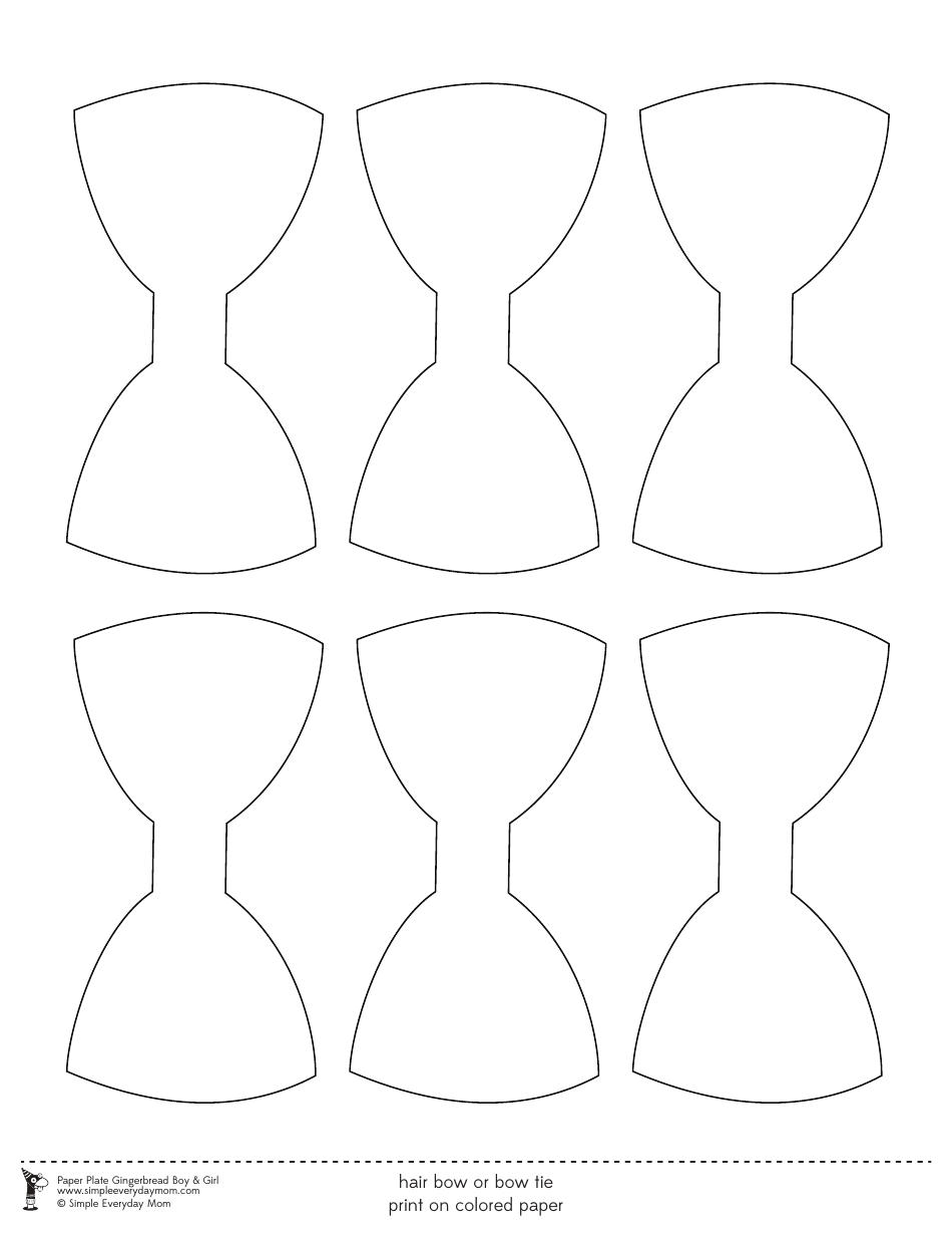 Paper Plate Gingerbread Boy  Girl Templates - Simple Everyday Mom, Page 6