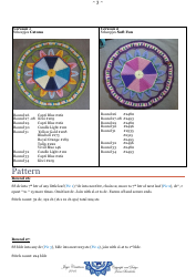 Mexican Mandala Circle Crochet Pattern, Page 3