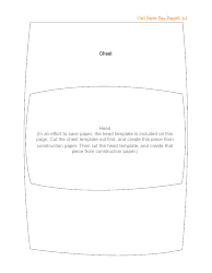 Owl Paper Bag Puppet Template, Page 2