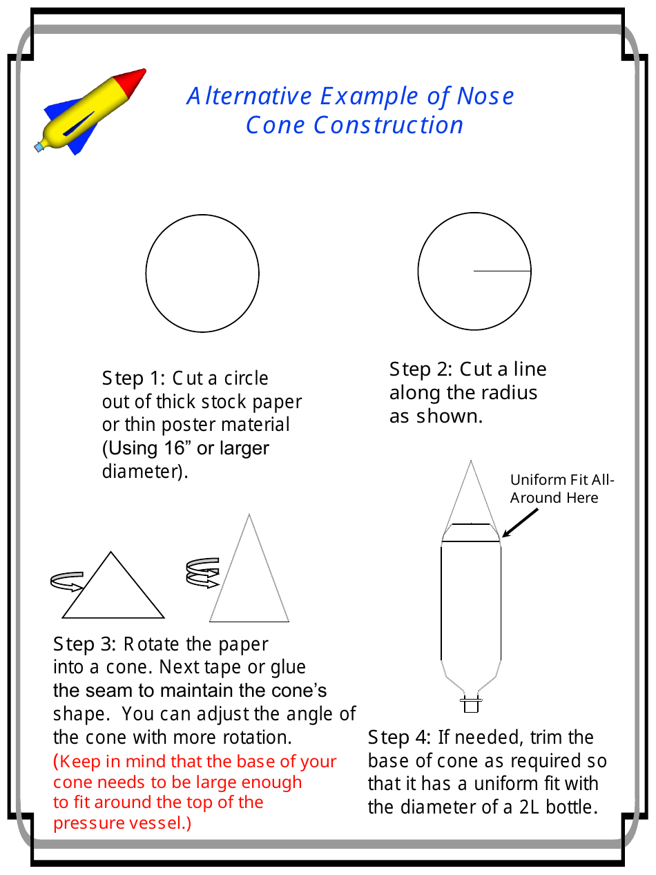 Water Rocket Templates, Page 13