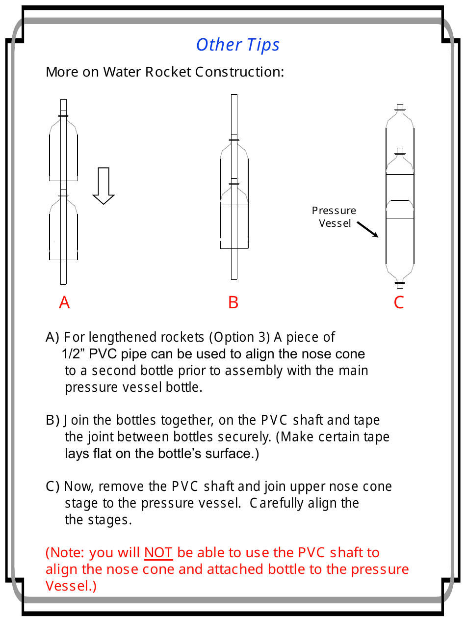 Water Rocket Templates, Page 15