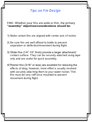Water Rocket Templates, Page 16