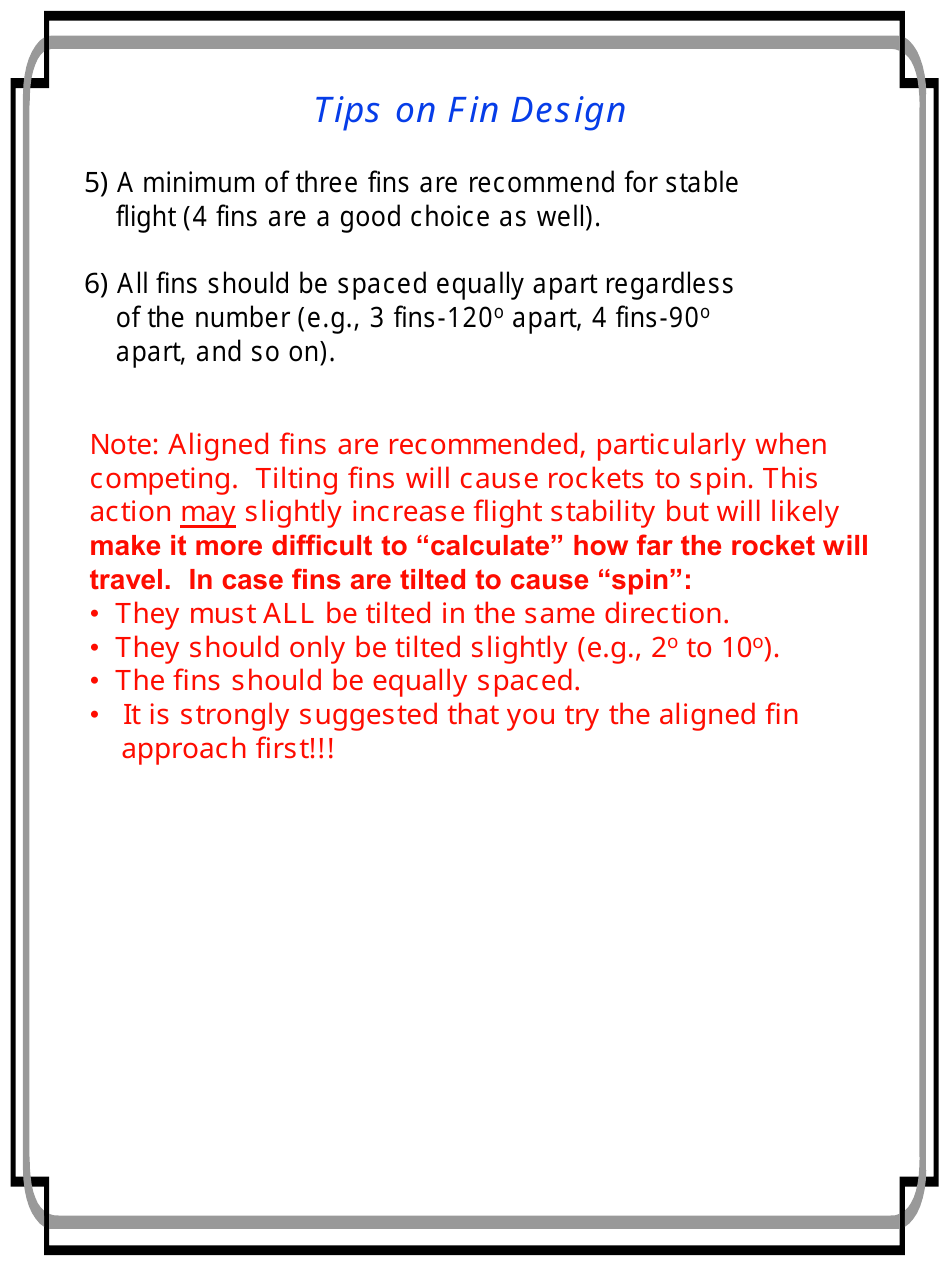 Water Rocket Templates, Page 17