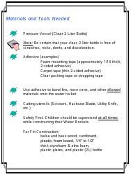 Water Rocket Templates, Page 4