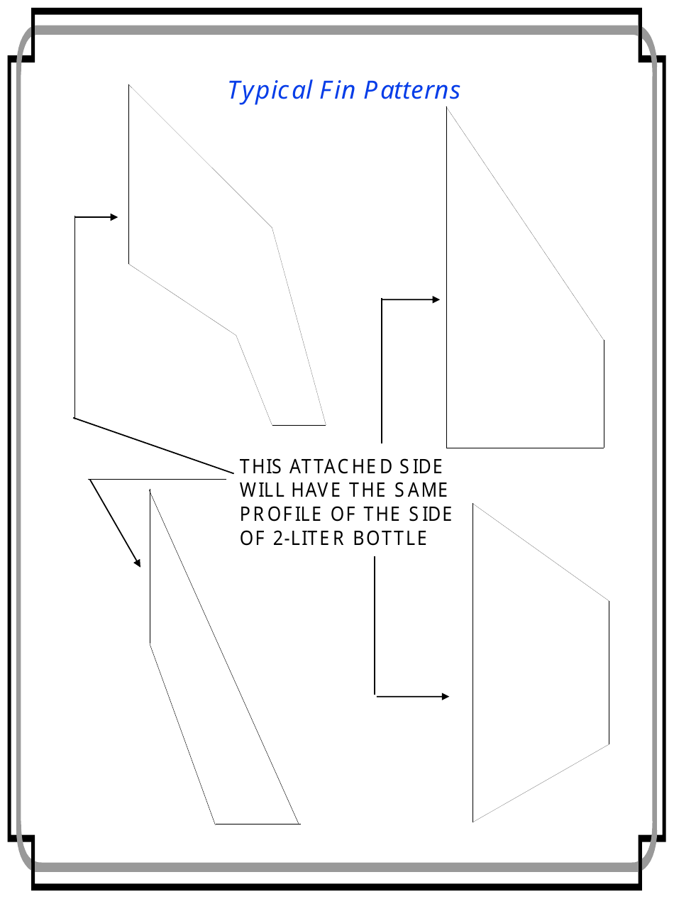 Water Rocket Templates, Page 6